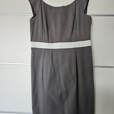 Abito grigio e bianco 123 Paris