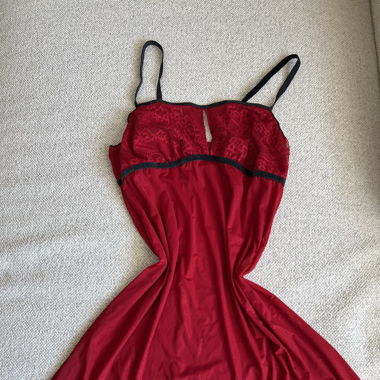 Red slip dress size Xs or S 