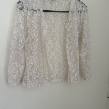 White Lace Bolero