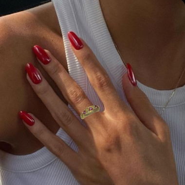 Splendido Anello in Rubino e Diamanti 18k