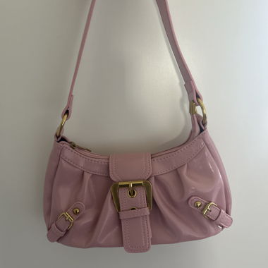 Sac à main y2k rose et or