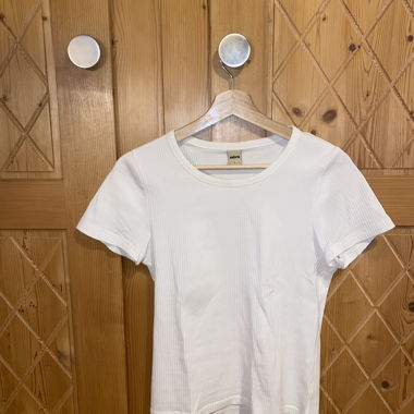 T-shirt Zebra Bianco Taglia L