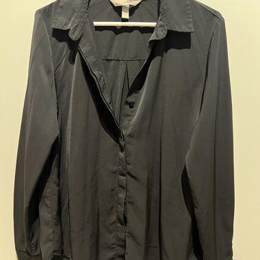 Schwarze Bluse H&M Grösse EU 36