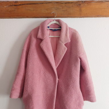 Rosa Filzmantel Jacquemus