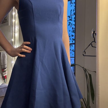 Blue dress