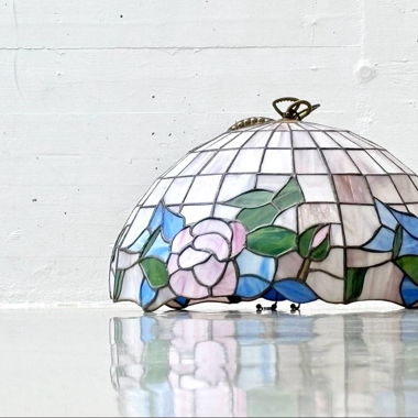 Lampada a Sospensione Vintage in Stile Tiffany