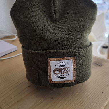Beanie verde oliva di Picture Clothing