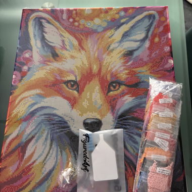 Tableau de Diamond Painting Renard
