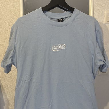 T-shirt bleu 