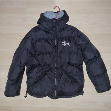 Stüssy Puffer Jacke (schwarz)