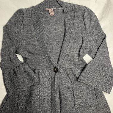 Cardigan in maglia H&M grigio, taglia EUR 38