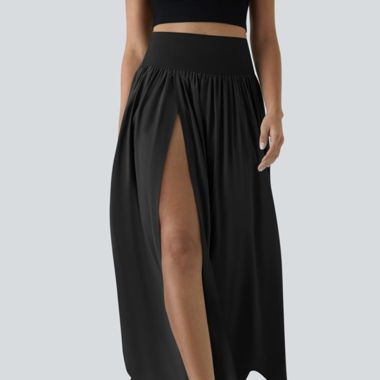 Maxi jupe Halara noire