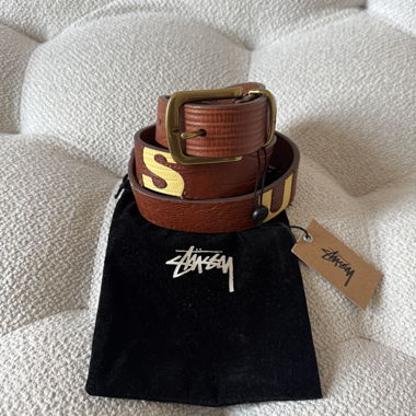 Ceinture Stussy en cuir