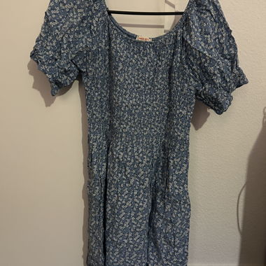 Robe d'été bleue