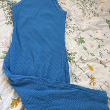 Long Blue Dress