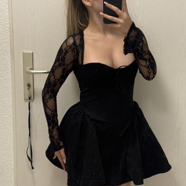 Short black dress