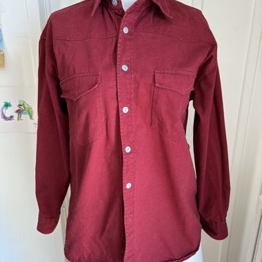 Camicia rosso bordeaux M