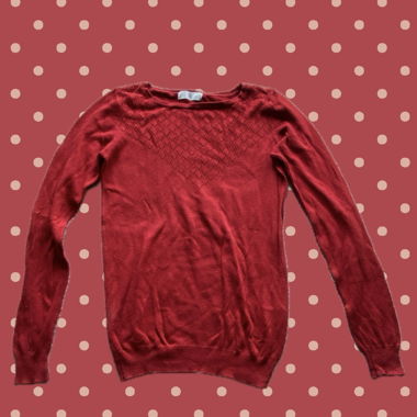 Red Knit Longsleeve 
