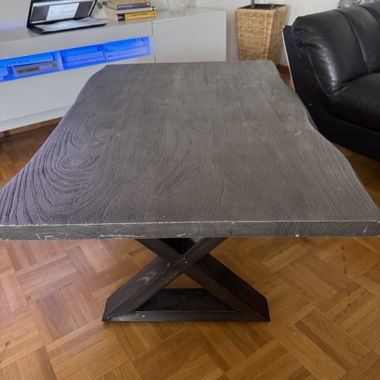 Tavolino in legno nero