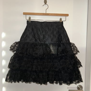 Black Lace Skirt
