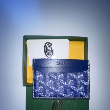 Porte carte goyard bleu