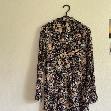 Unbenutzt, Maxi-Kleid mit Blumenmuster