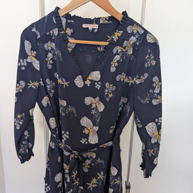 Mid-sleeve Dress