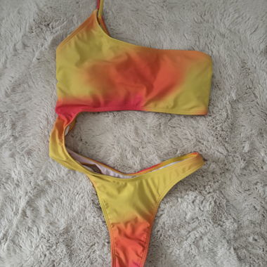 Bikini Set Gelb-Rot