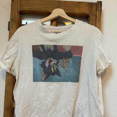 T-shirt blanc avec imprimé 