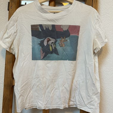 T-shirt blanc avec imprimé 