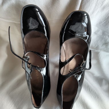 Tacchi alti Kate Kuba in pelle verniciata nera
