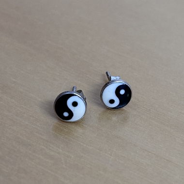 Ying yang Ohrringe / orecchini