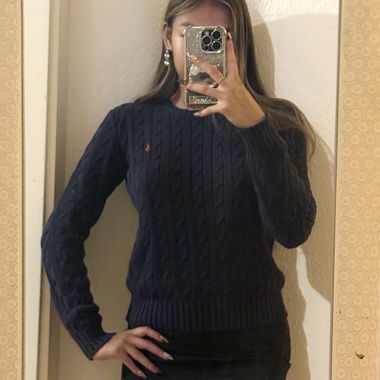 Pull RALPH LAUREN bleu