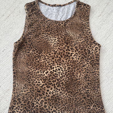 Leopard Print Tank Top