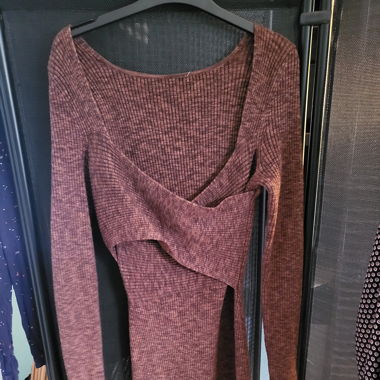 Braunes Winterkleid