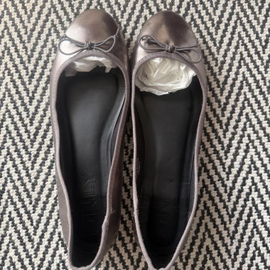 Bronze Ballerina Flats