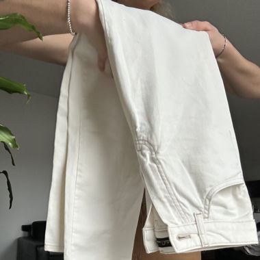massimo dutti white jeans