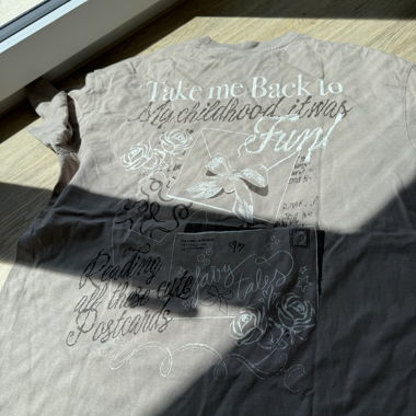 Bershka Beige T-Shirt