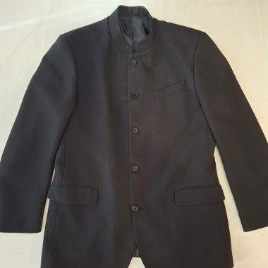 Laurent Cerrer suit jacket with Mao collar