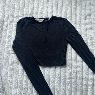 Langarmshirt rückenfrei