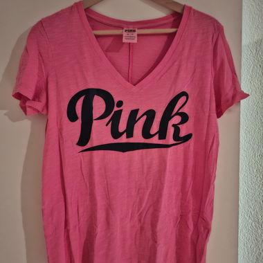 T-shirt rose taille M