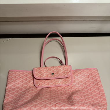 pink goyard bag