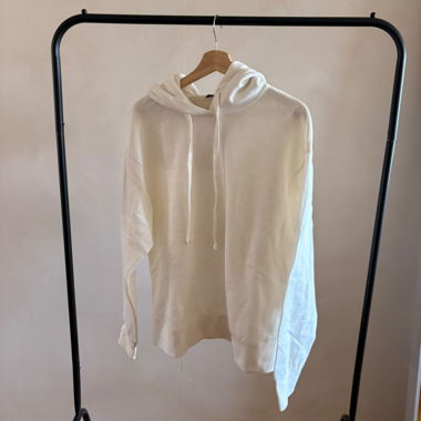 White Hooded Sweatshirt