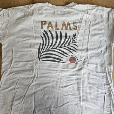 T-shirt bianca PALMS