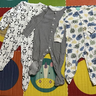 Set of 3 Baby Pyjamas 74 cm