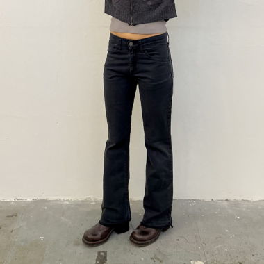 Vintage Levi’s Black Flare-Jeans