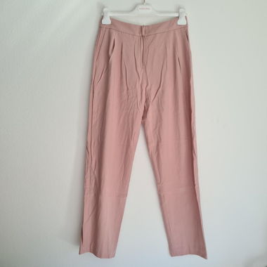 Hallhuber Wide Leg Tailor Pants Light Pink