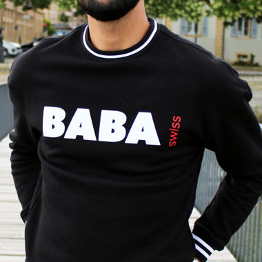 BABA College Sweater black