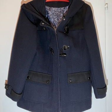 Veste bleu marine, taille L, excellent état 