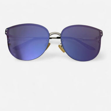 Lila Randlose Sonnenbrille